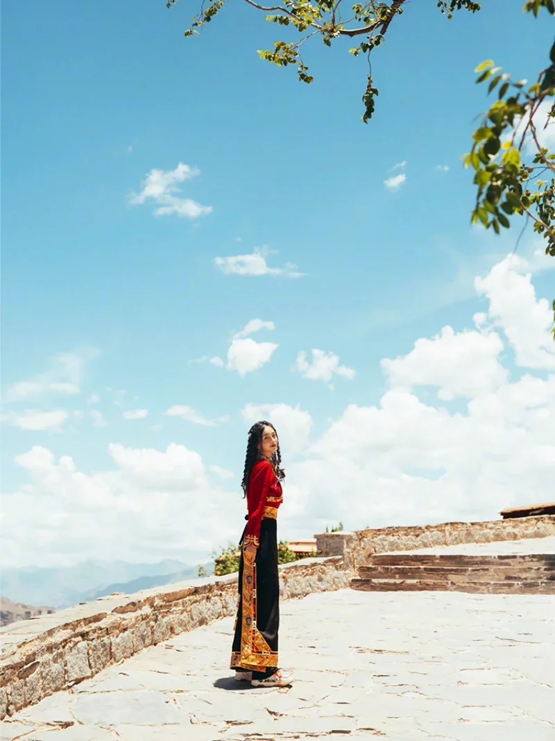 Traditional Tibetan Dress Wrap - Linen Dress Wrap 评论和价格
