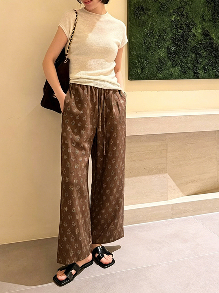 Summer 2026 Women's Loose Wide - Linen Pant Wide 评论和价格