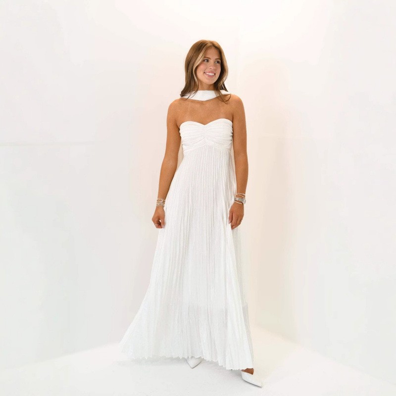 Wedding Guest Dress Elegant Pa - Maxi Dress Halter 评论和价格