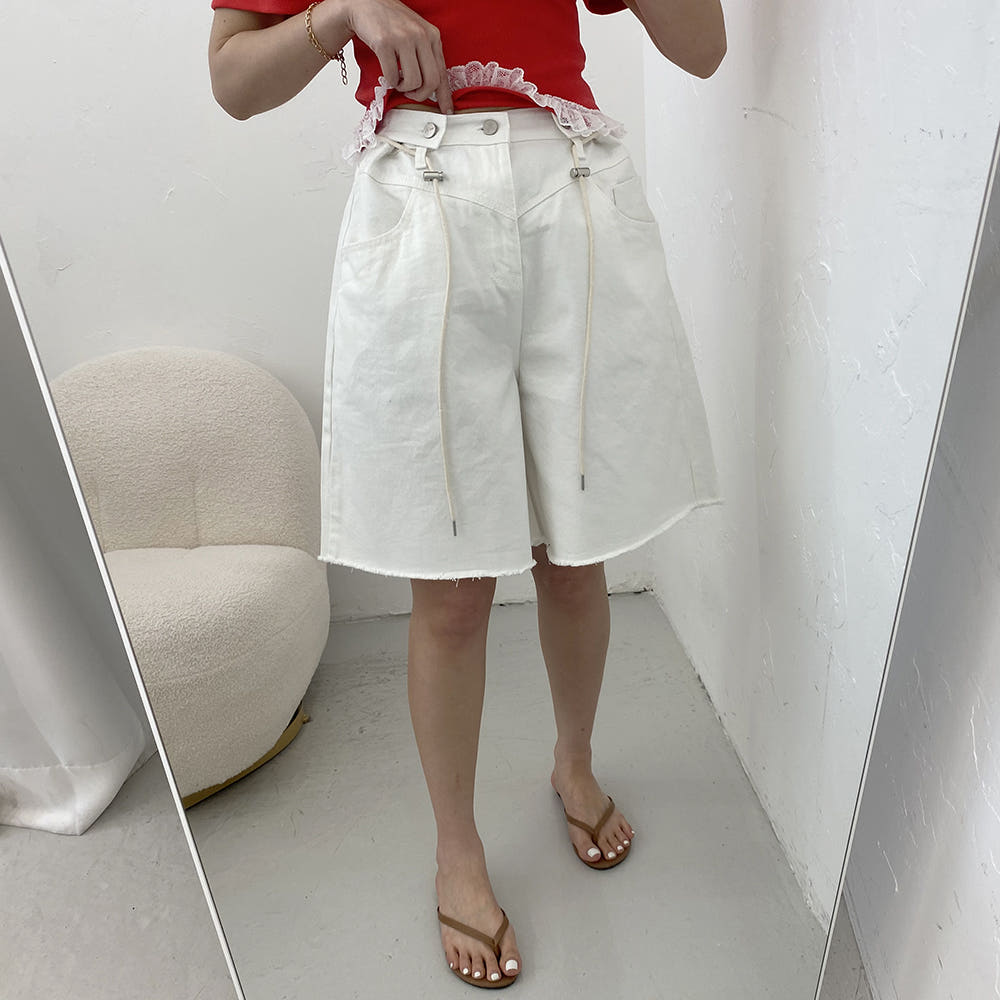Summer 2026 Chic Fashion Korea - Shorts Denim Frayed 评论和价格
