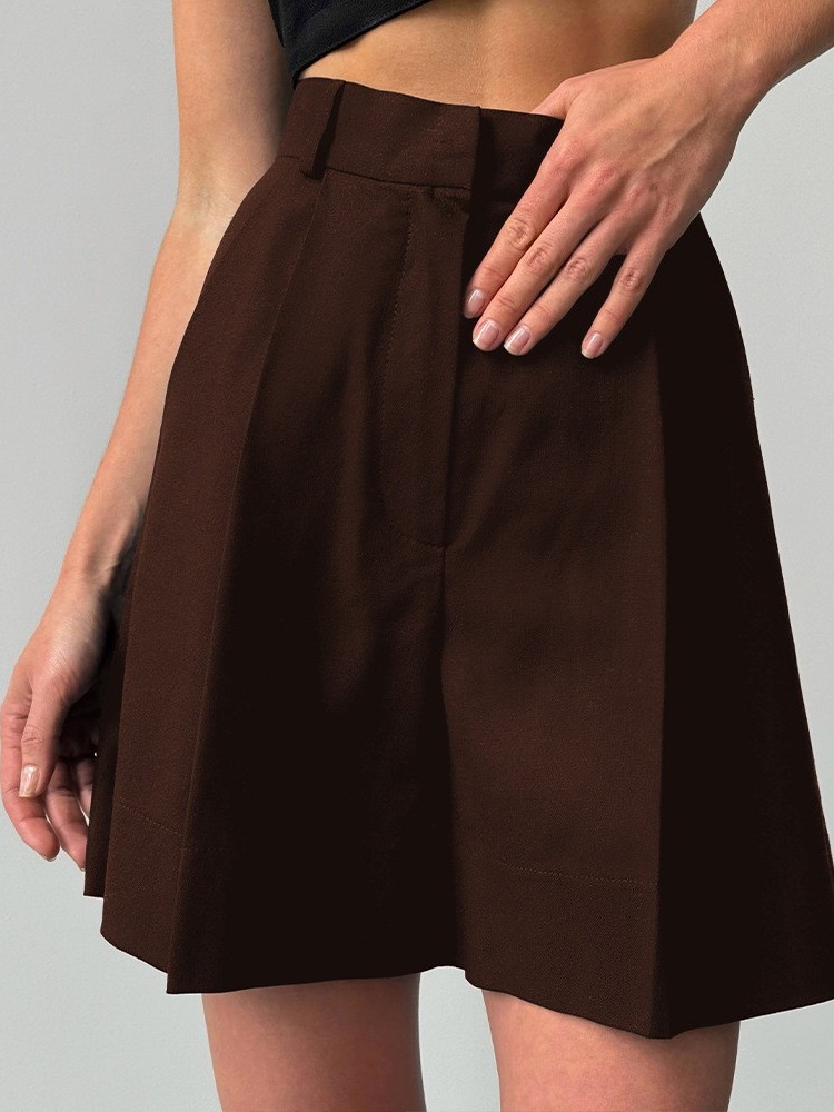 Casual Linen Wide Leg Shorts L - Linen Pant Wide 评论和价格