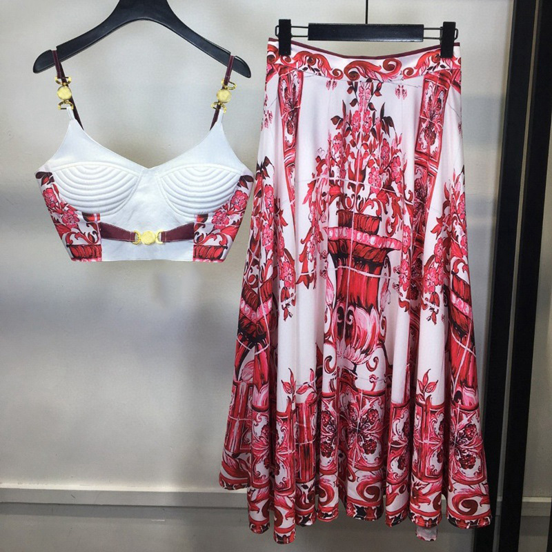 Summer Bohemain Blue And White - Romper Floral Print 评论和价格